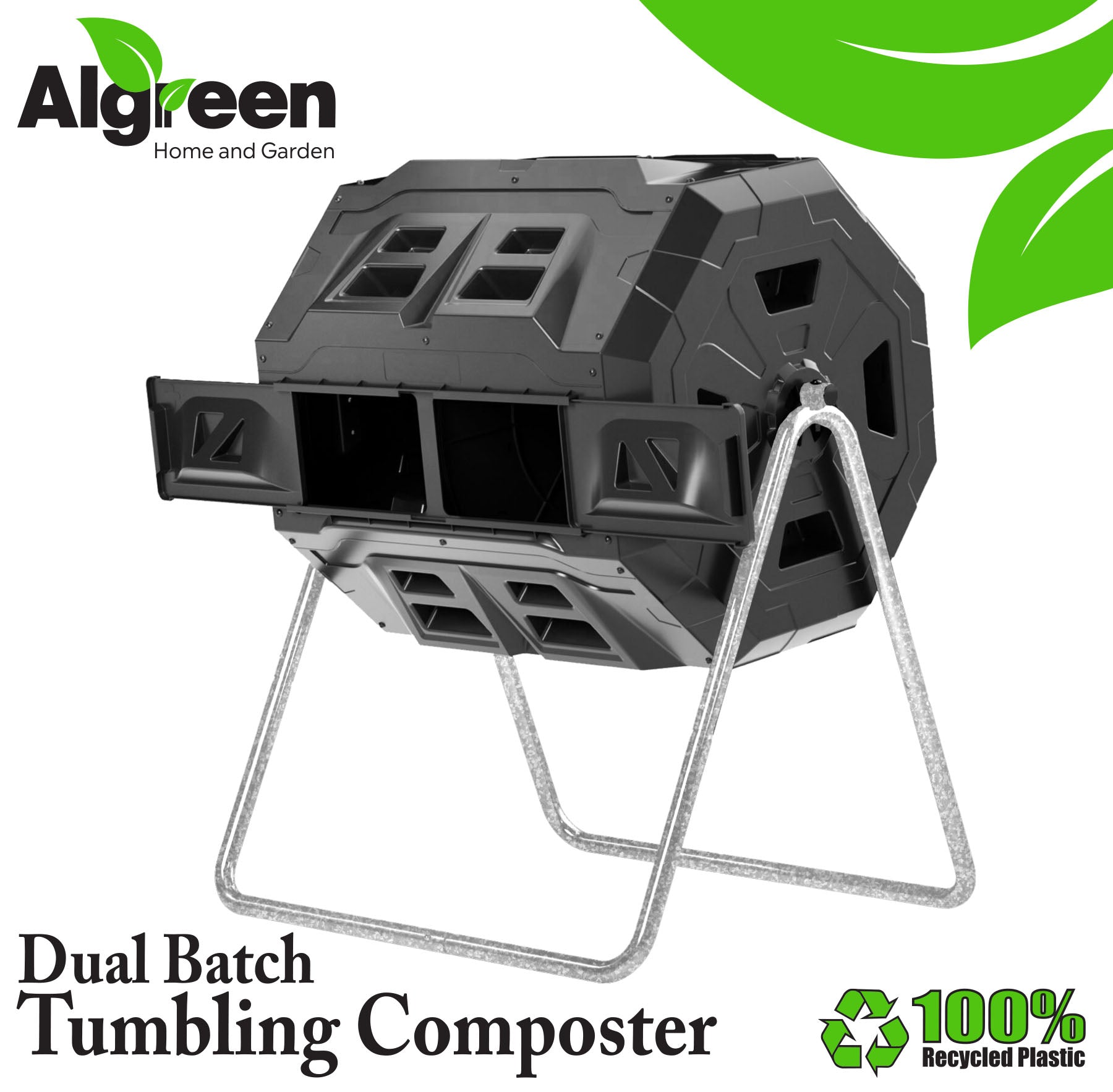 Algreen Products Tumbling Composter - Thumbnail 2