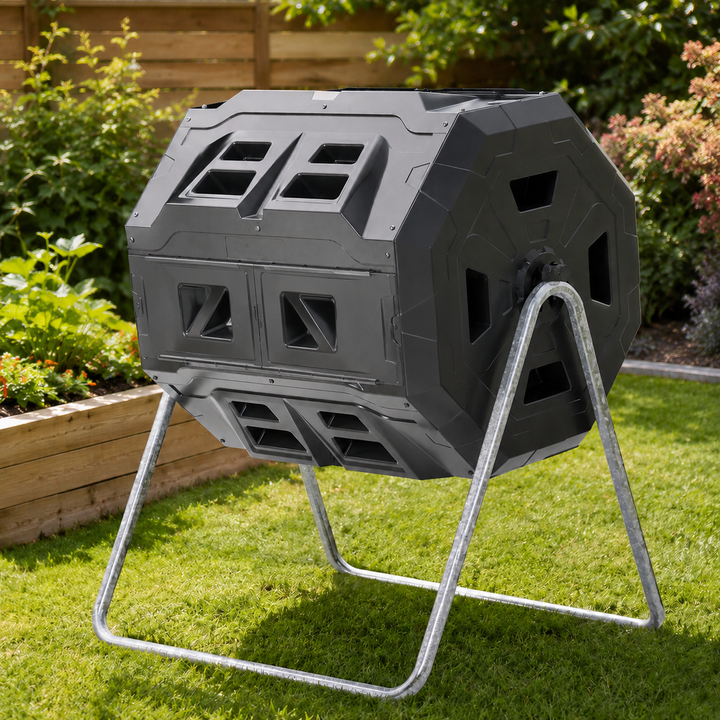 43 Gallon Dual-Batch Tumbling Composter
