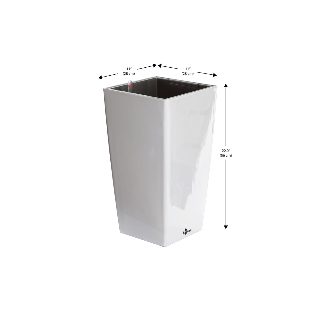 Modena Self-Watering Planter, Square Taper