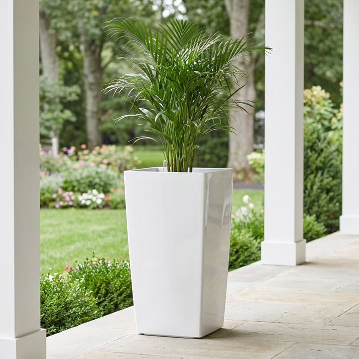 Modena Self-Watering Planter, Square Taper