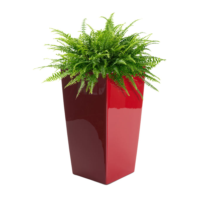 Modena Self-Watering Planter, Square Taper