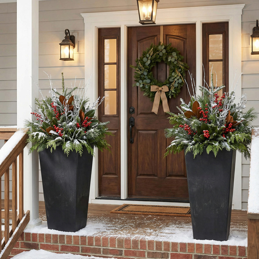 Square Planters, 2-Pack