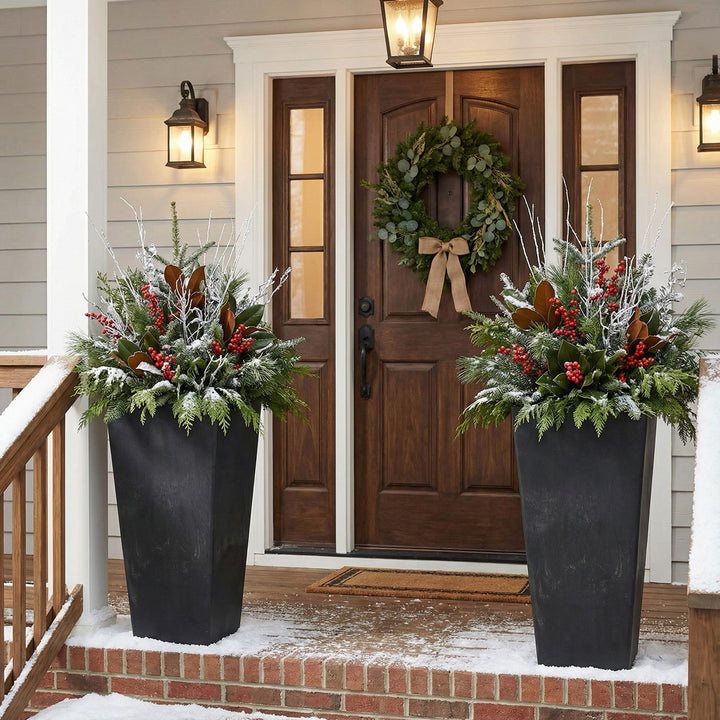 Square Planters, 2-Pack