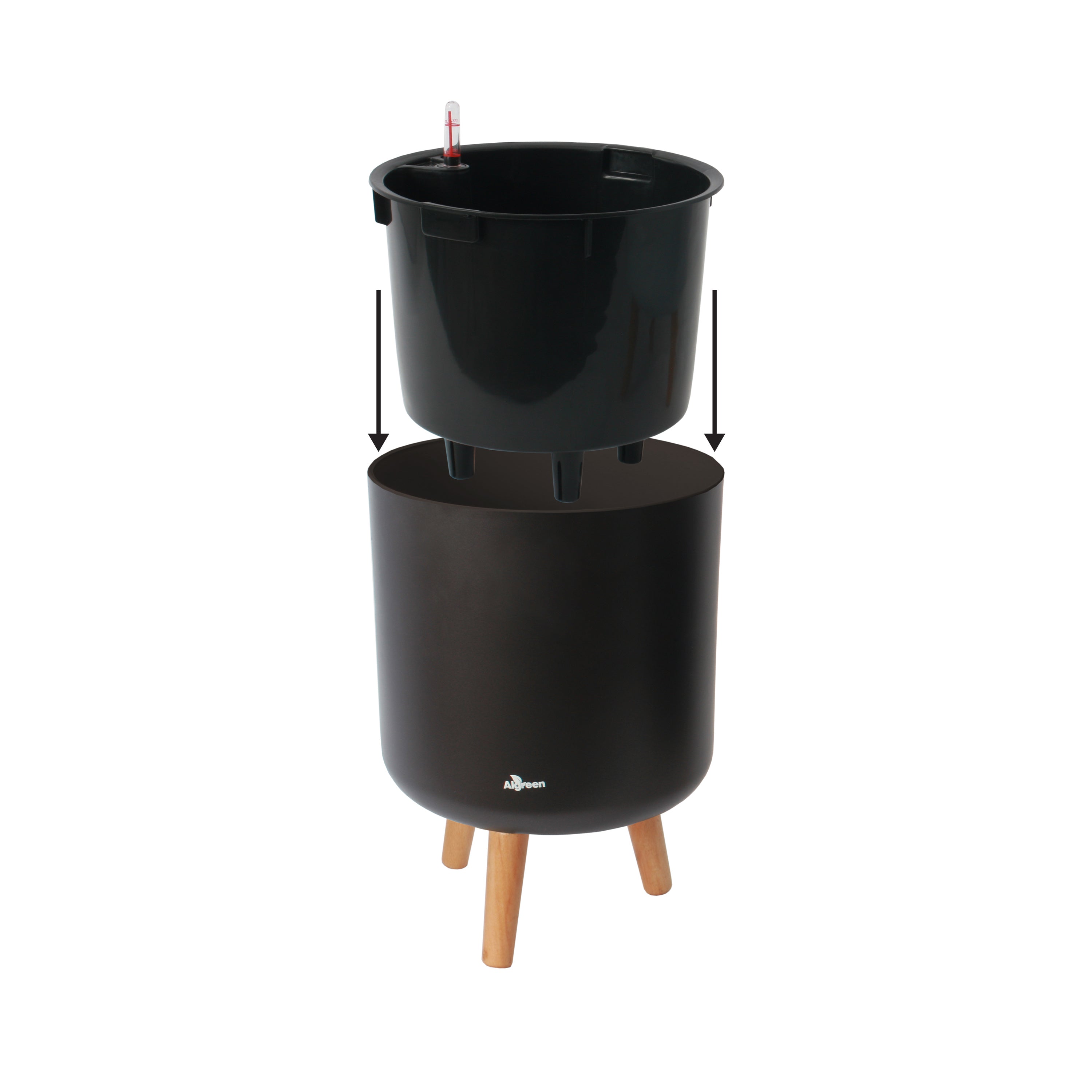Self Watering Planter with Stand – Modena Indoor | Algreen