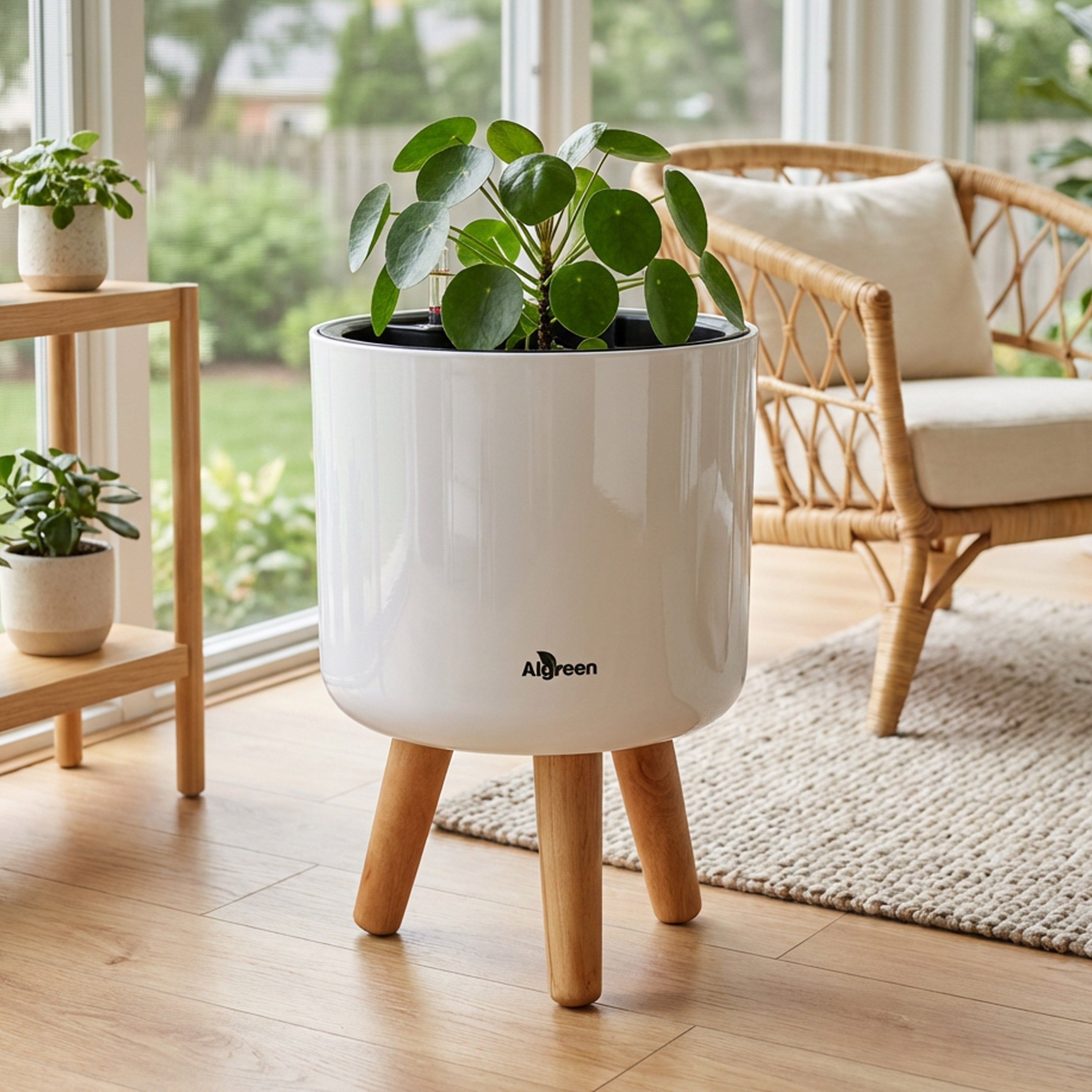 Self Watering Planter with Stand – Modena Indoor | Algreen