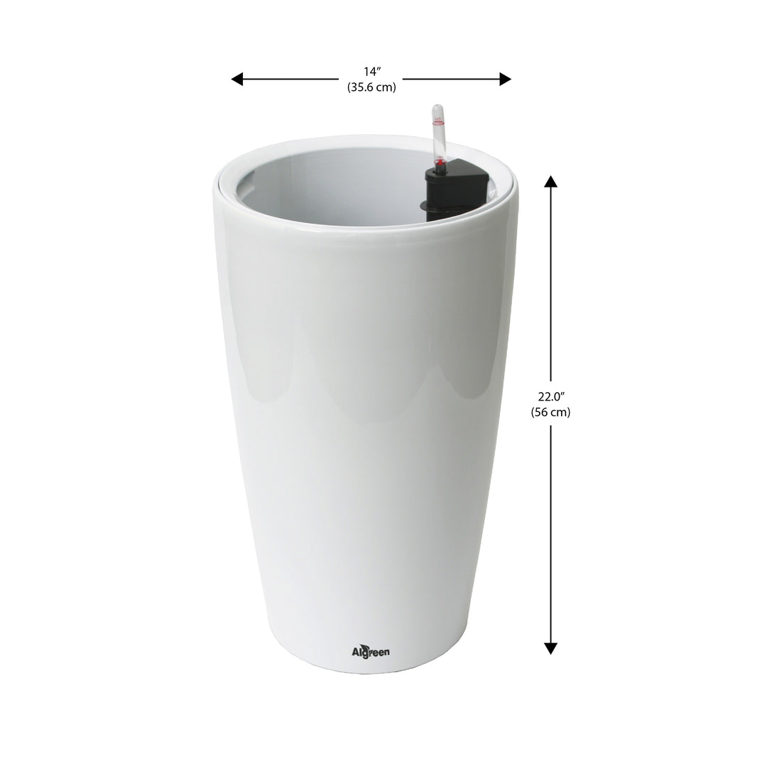 Modena Self-Watering Planter, Round Taper