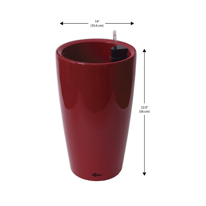 Modena Self-Watering Planter, Round Taper