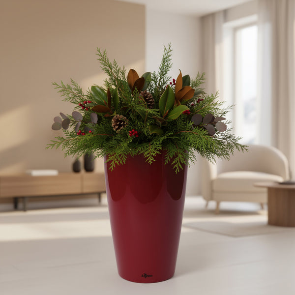 Round Taper Planter, Self-Watering