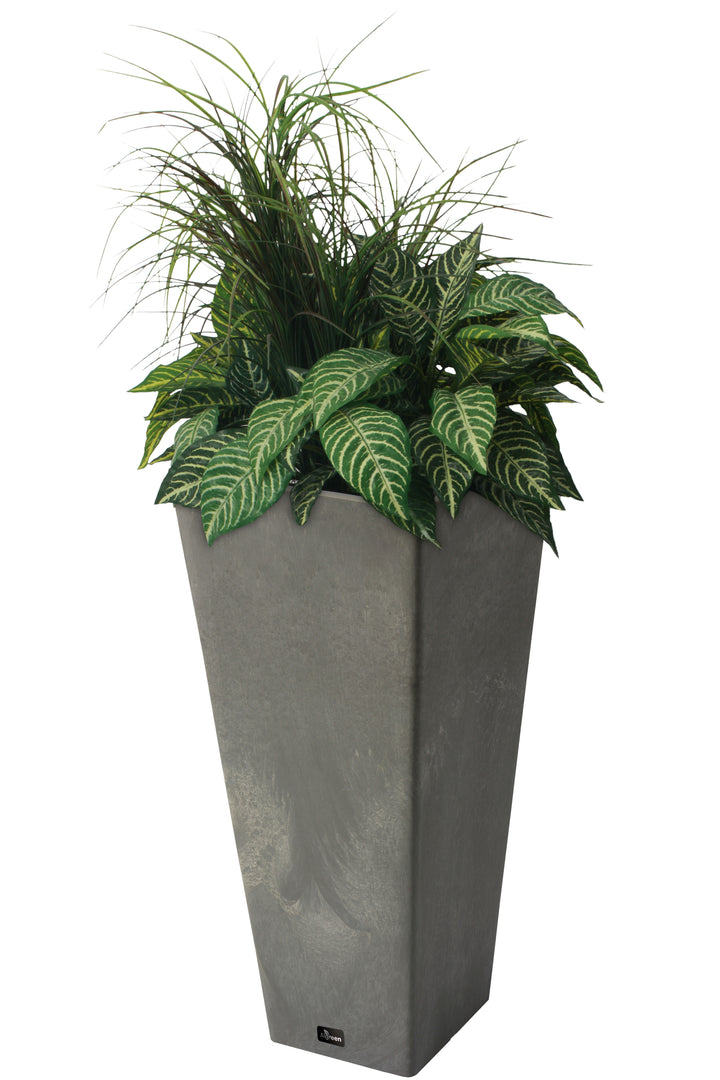 Square Planter with Watering Tray
