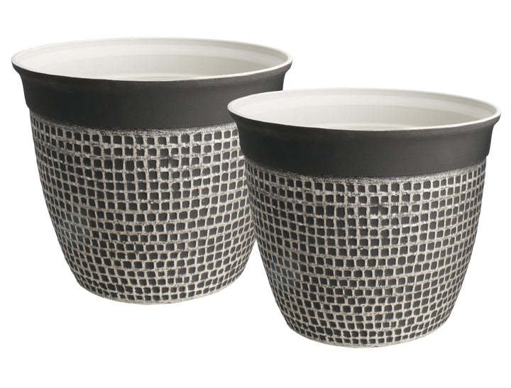 Acerra Mosaic Planter, 2 Pack