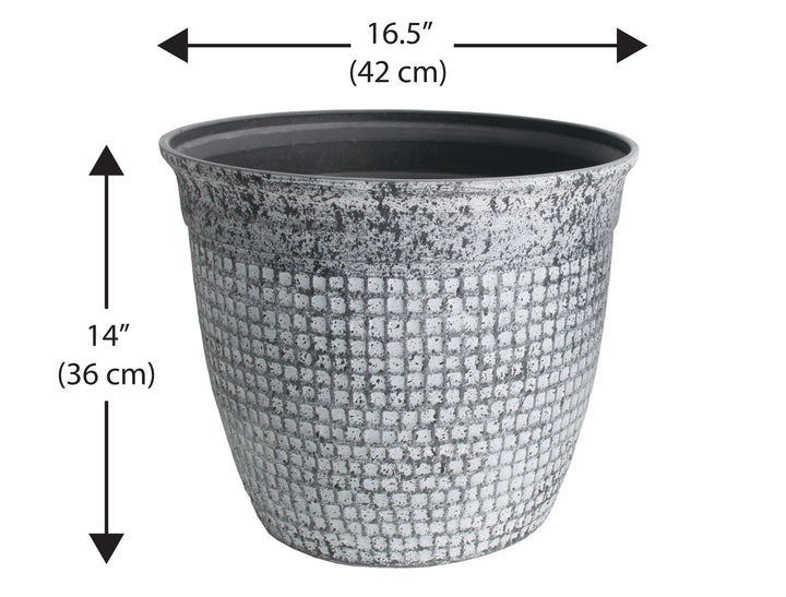 Acerra Mosaic Planter, 2 Pack