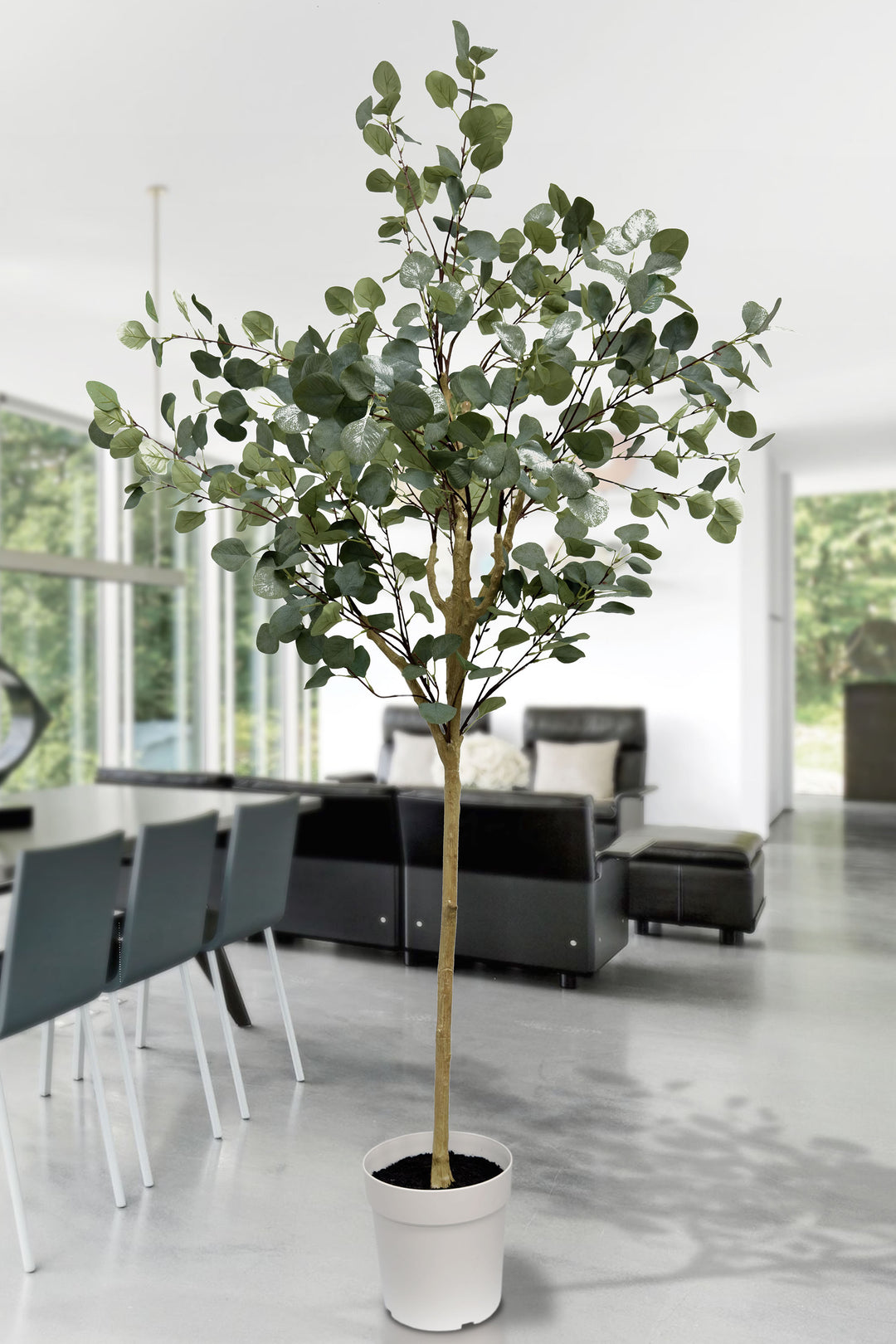 indoor eucalyptus plant for sale 71" Faux Eucalyptus Tree – Algreen Products