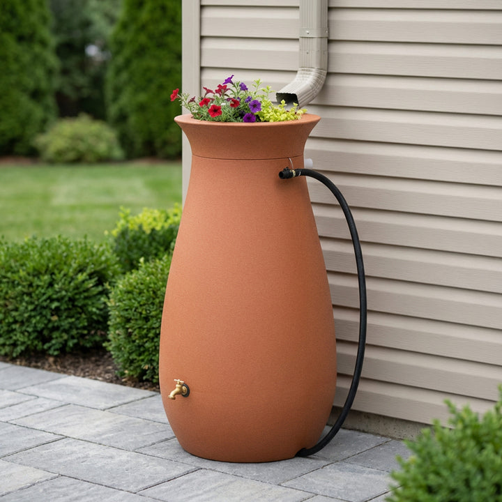 Cascata Rain Barrel, 65 Gallon