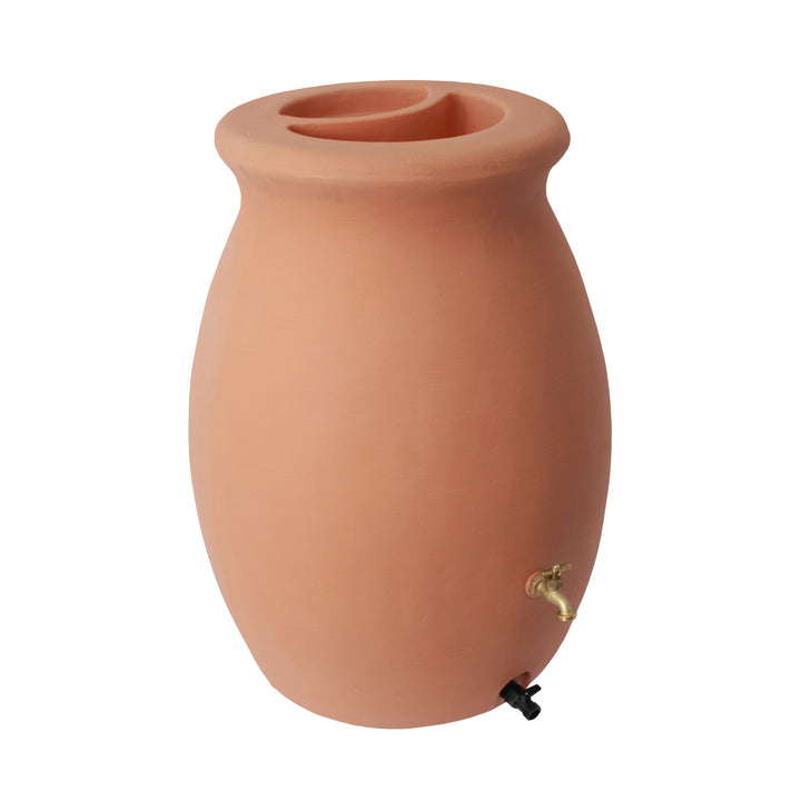 Flat Back Castilla Rain Barrel, 50 Gallon