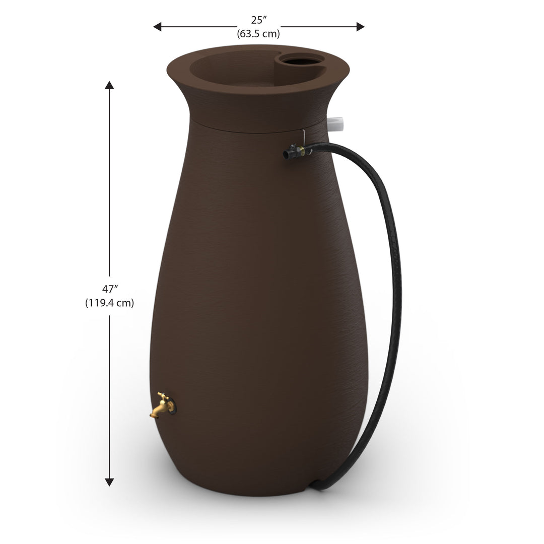 Cascata Rain Barrel, 65 Gallon