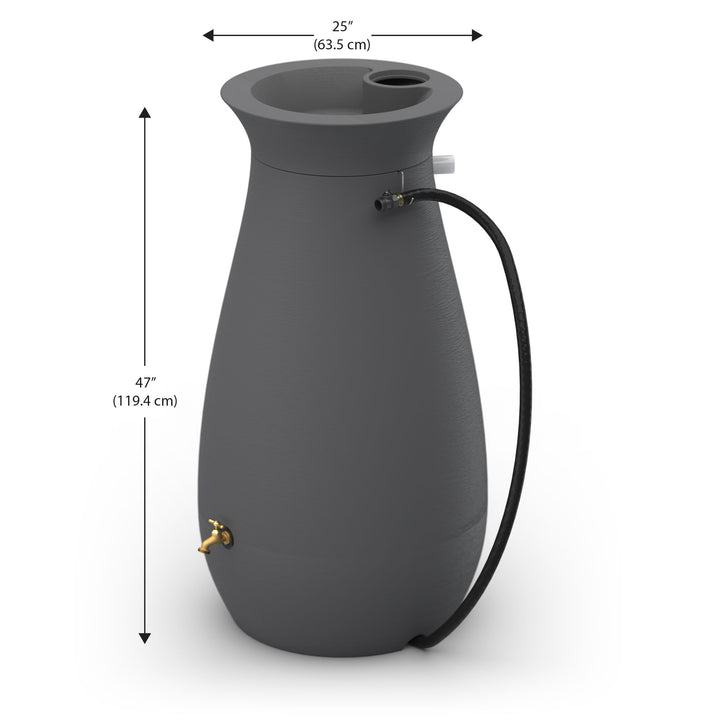 Cascata Rain Barrel, 65 Gallon