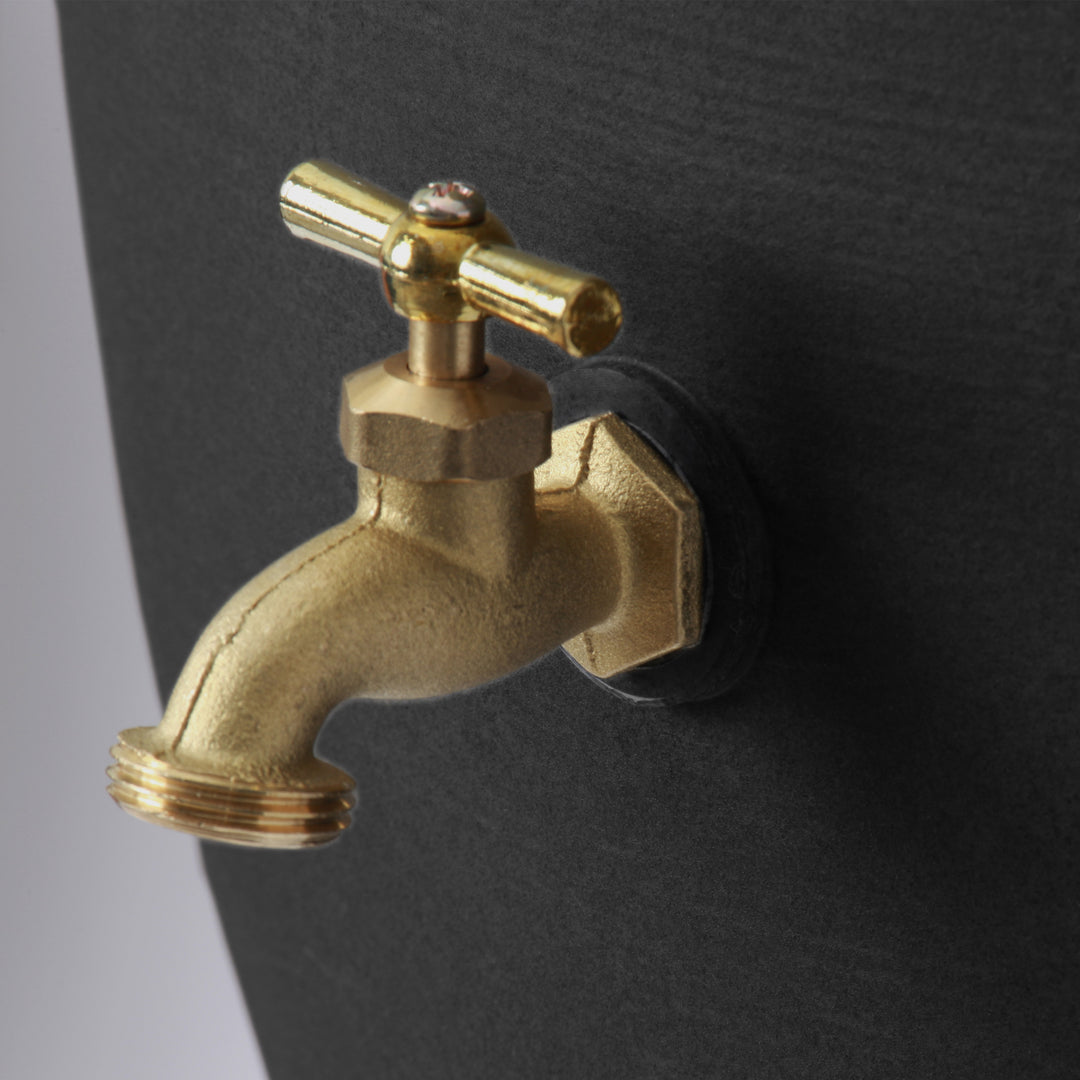 Flat Back Castilla Rain Barrel, 50 Gallon