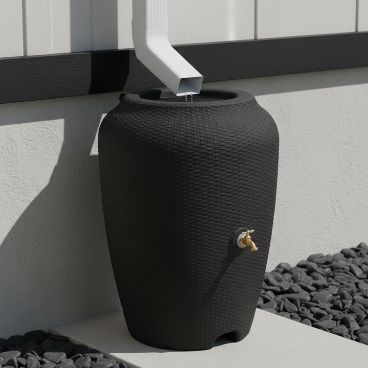 Wicker Rain Barrel, 50 Gallon