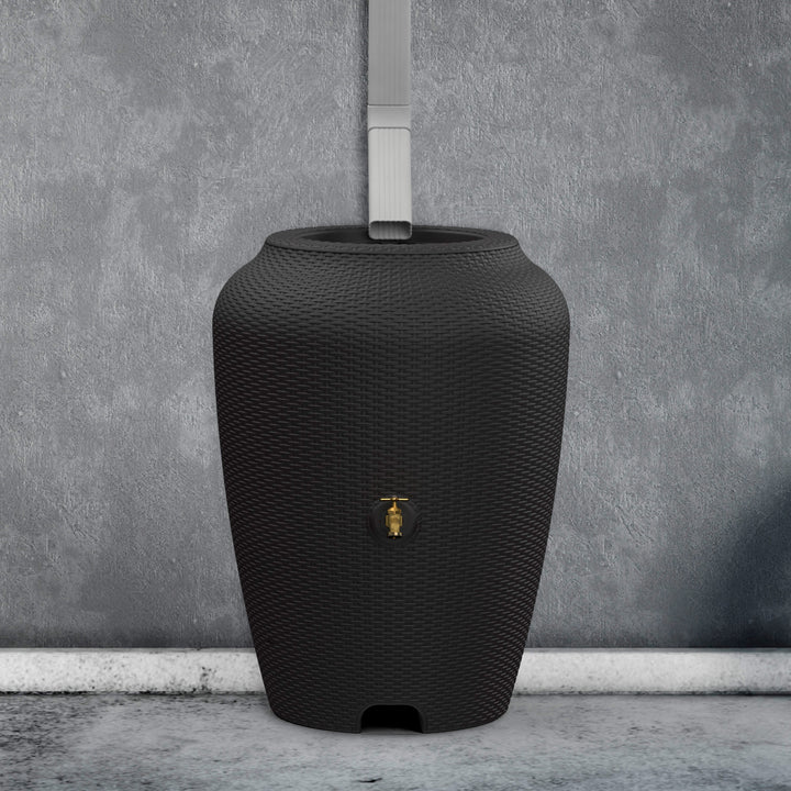 Wicker Rain Barrel, 50 Gallon