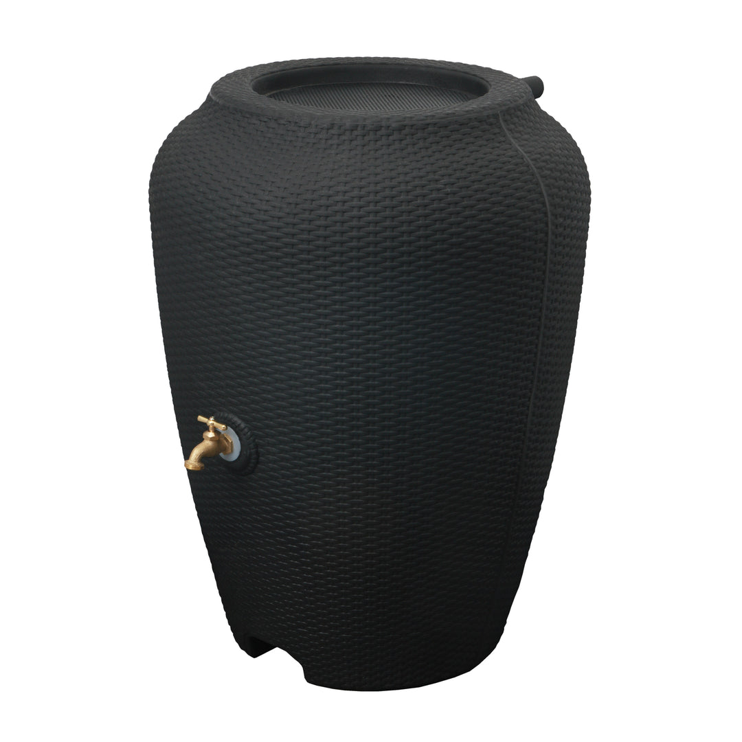 Wicker Rain Barrel, 50 Gallon