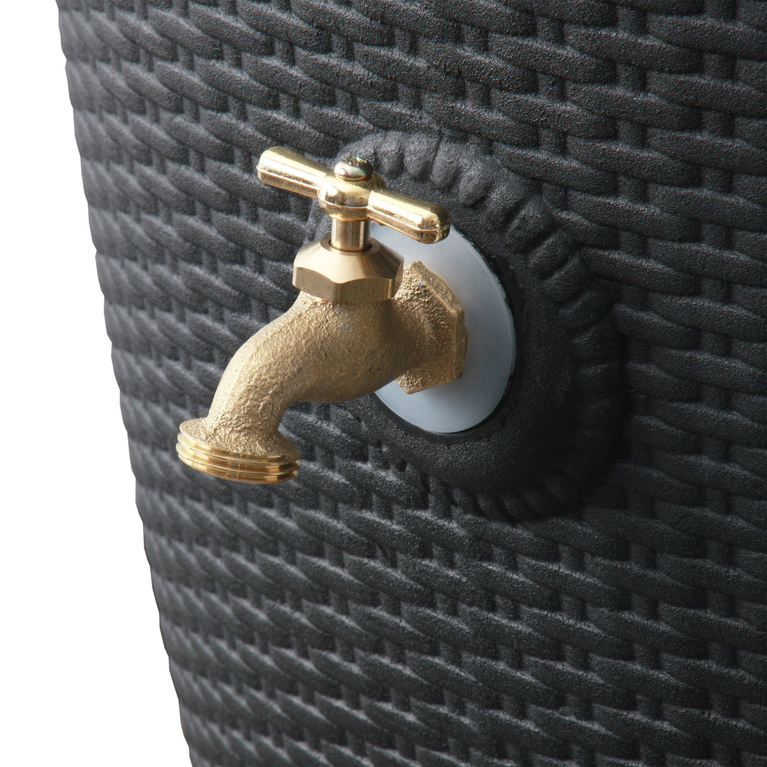 Wicker Rain Barrel, 50 Gallon