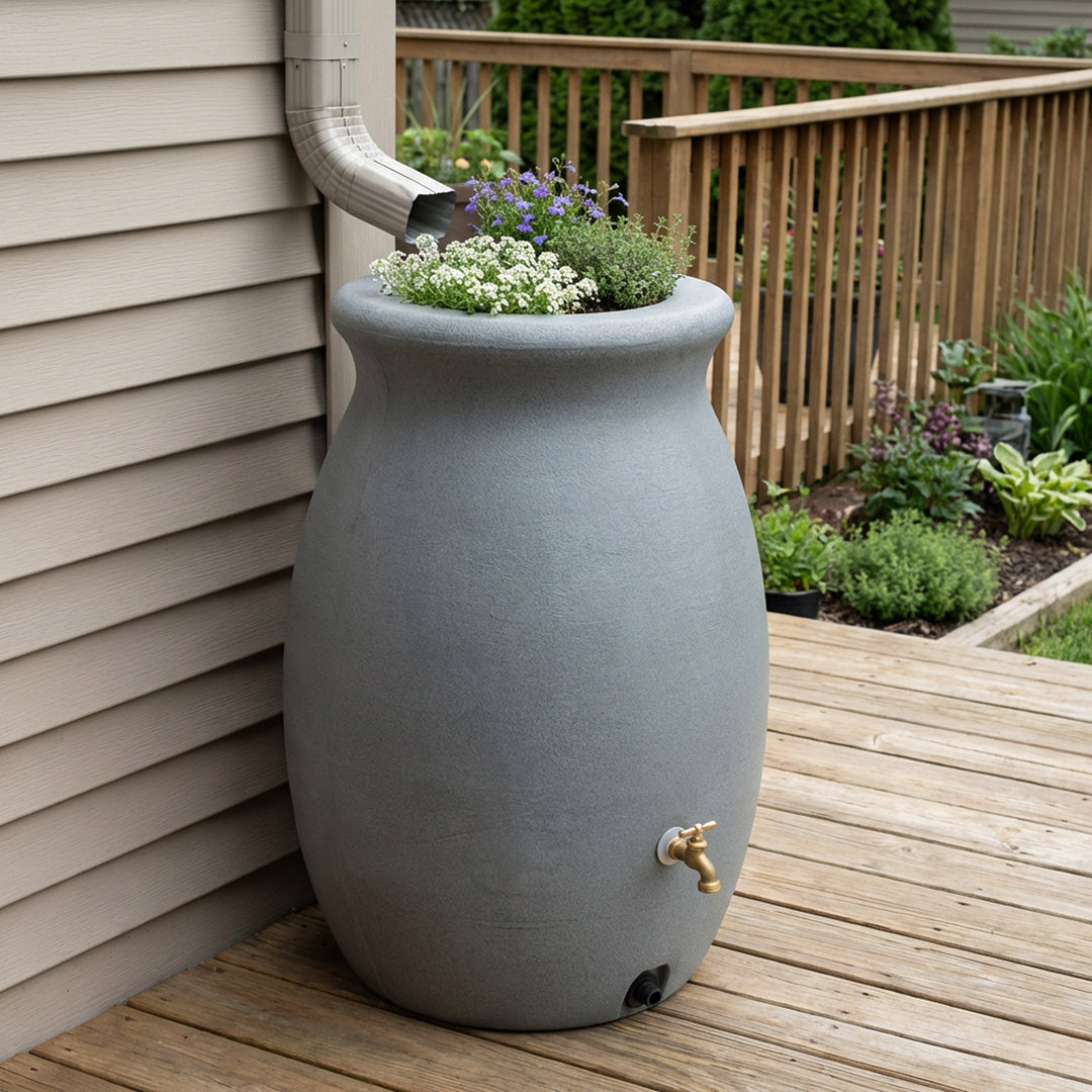 Castilla Rain Barrel, 50 Gallon