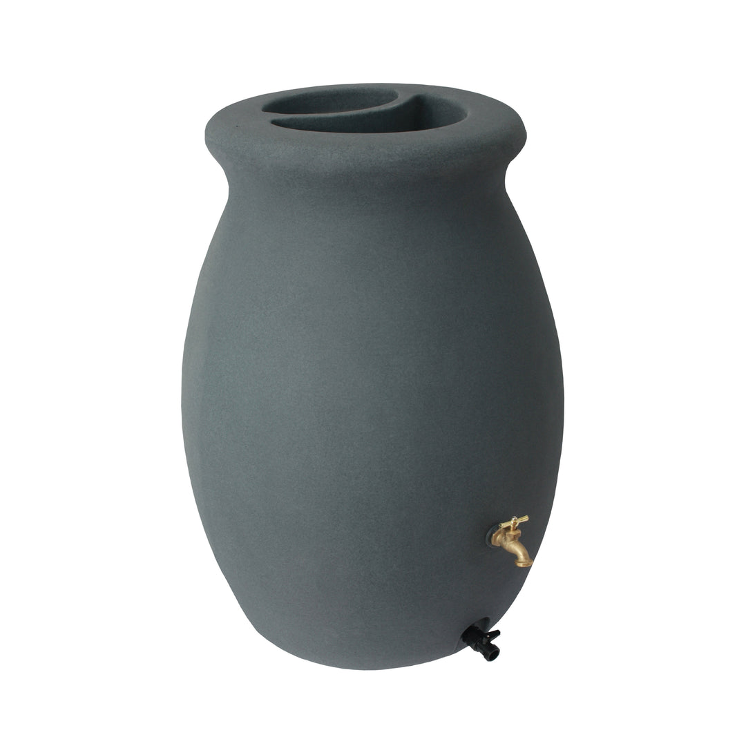 Flat Back Castilla Rain Barrel, 50 Gallon