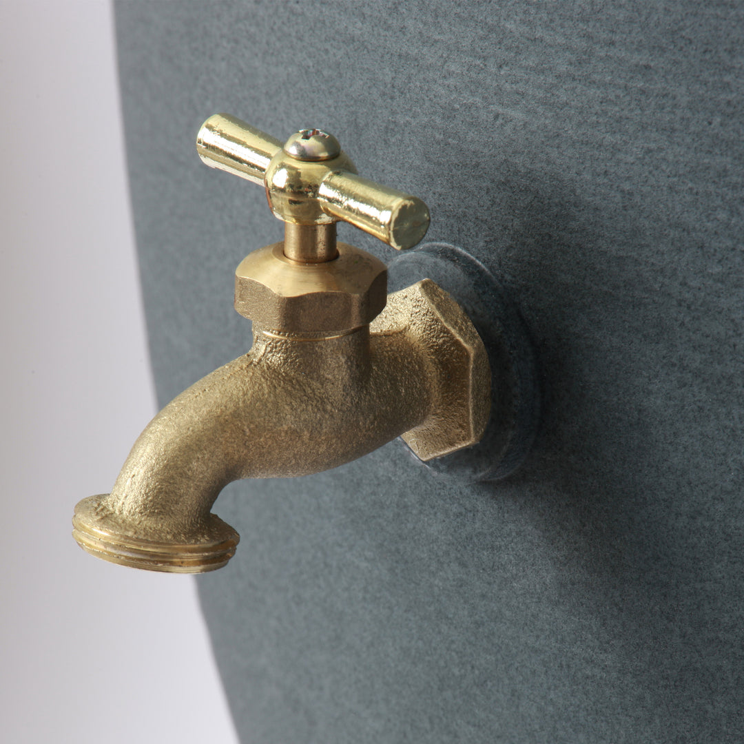 Flat Back Castilla Rain Barrel, 50 Gallon