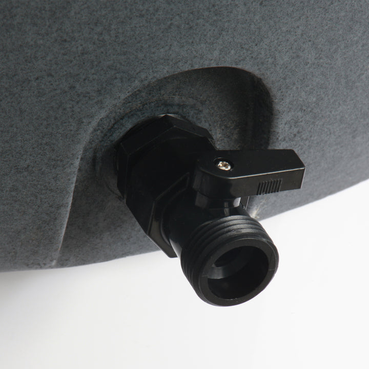 Flat Back Castilla Rain Barrel, 50 Gallon