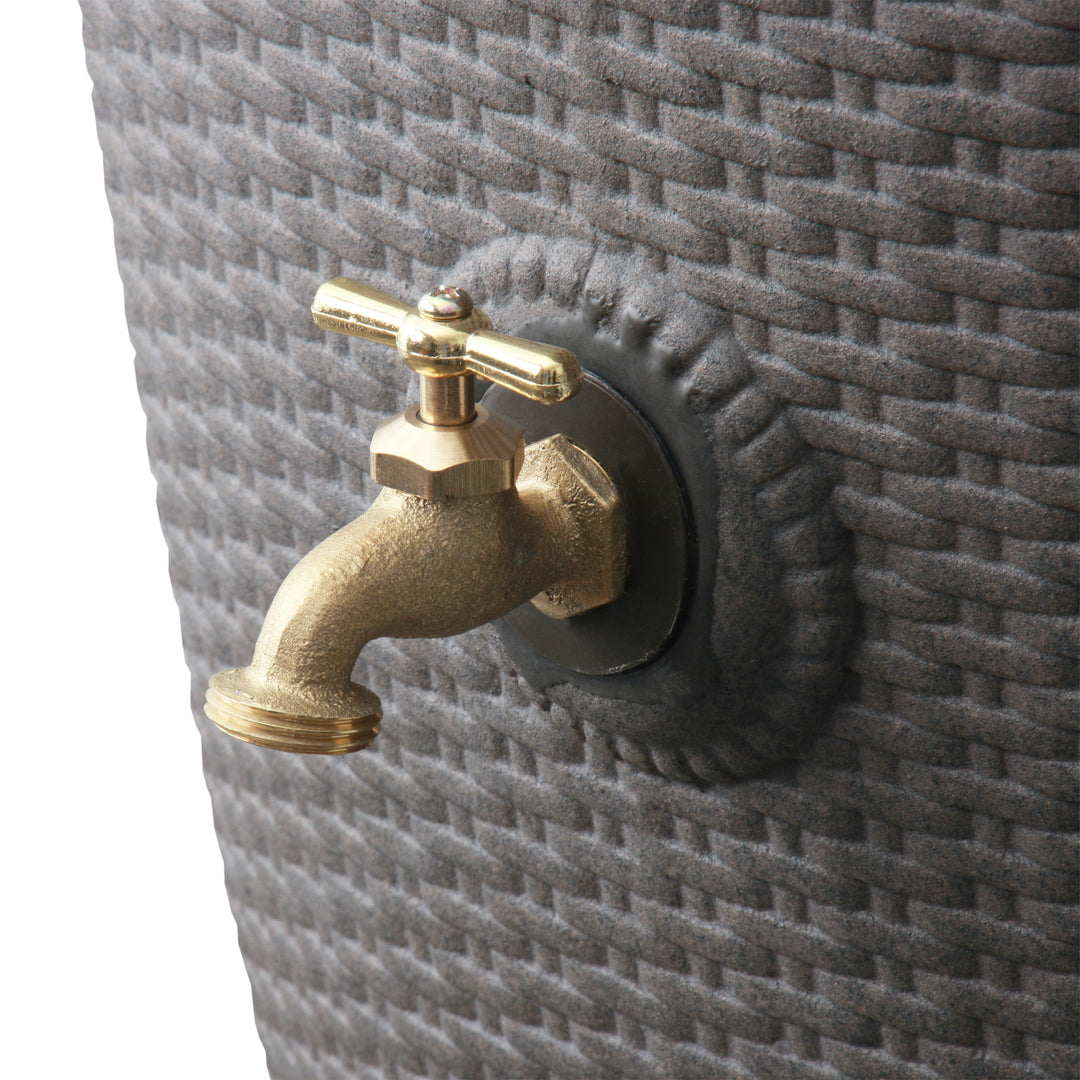 Wicker Rain Barrel, 50 Gallon