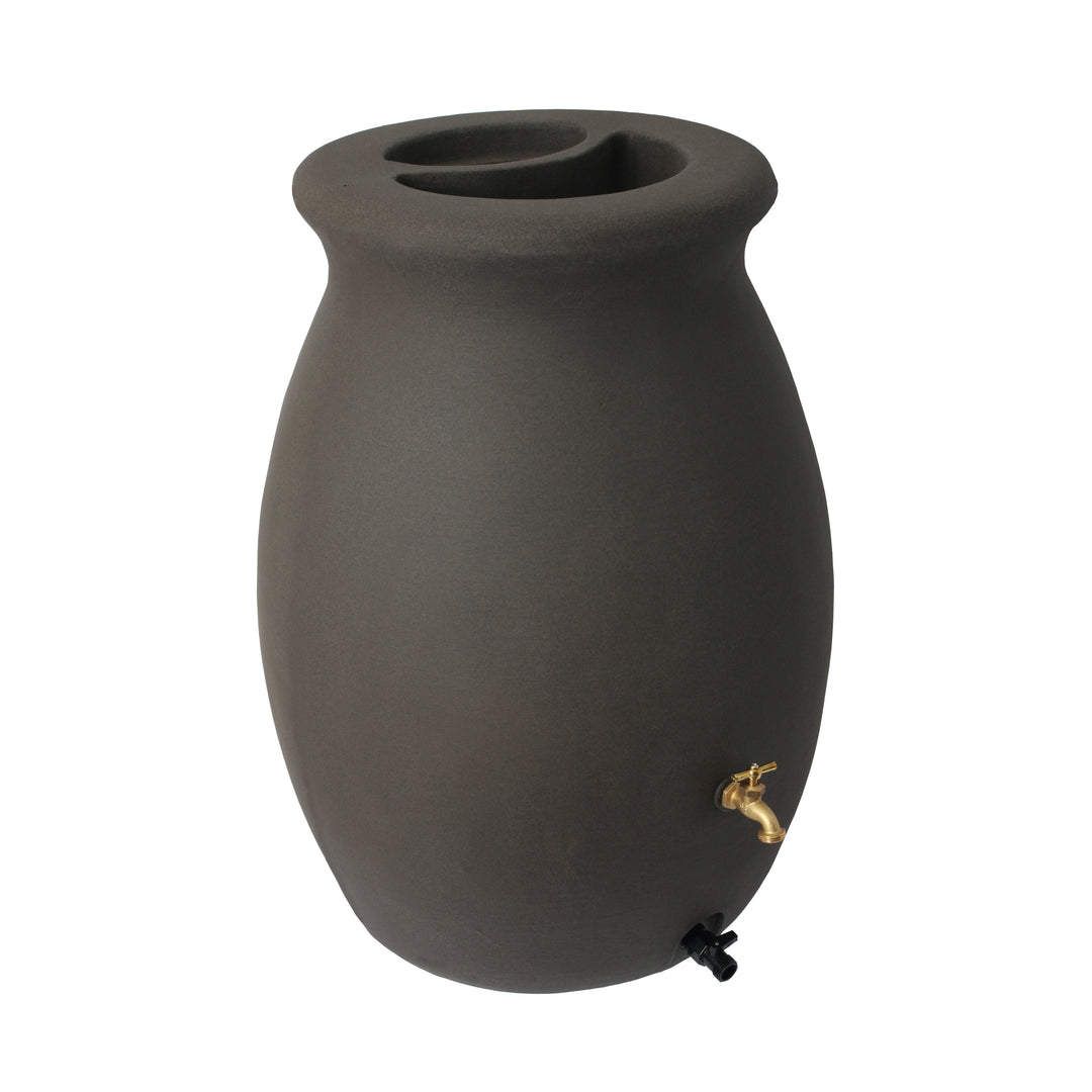 Flat Back Castilla Rain Barrel, 50 Gallon