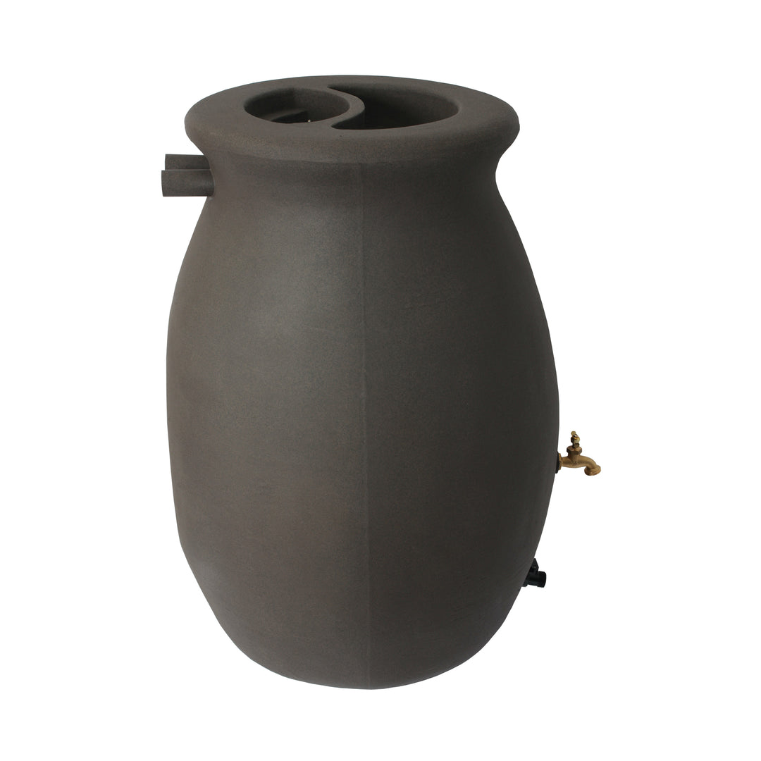 Flat Back Castilla Rain Barrel, 50 Gallon