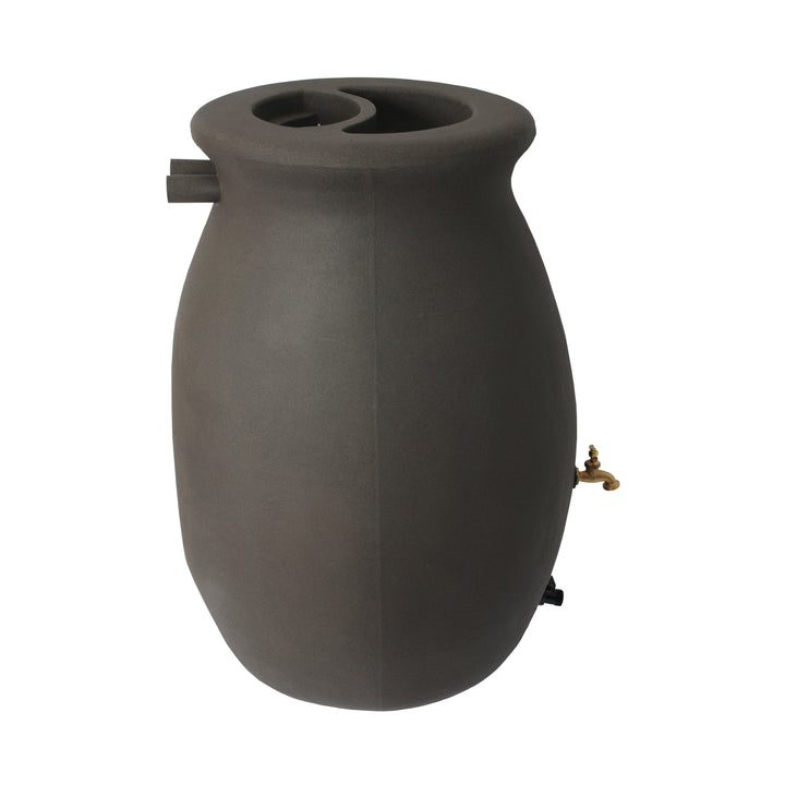 Flat Back Castilla Rain Barrel, 50 Gallon