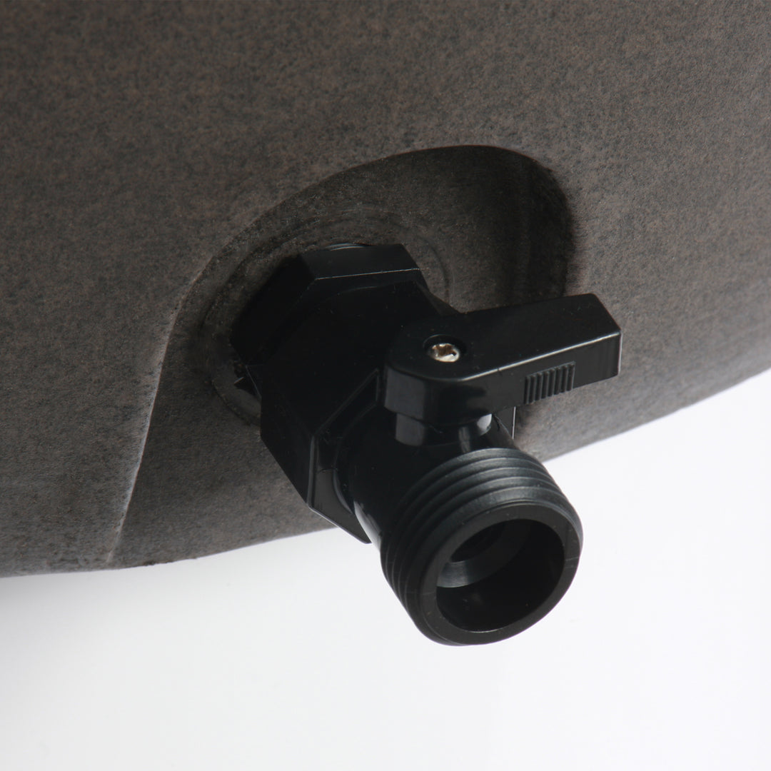 Flat Back Castilla Rain Barrel, 50 Gallon