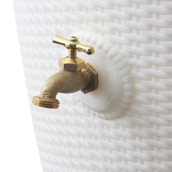 Wicker Rain Barrel, 50 Gallon