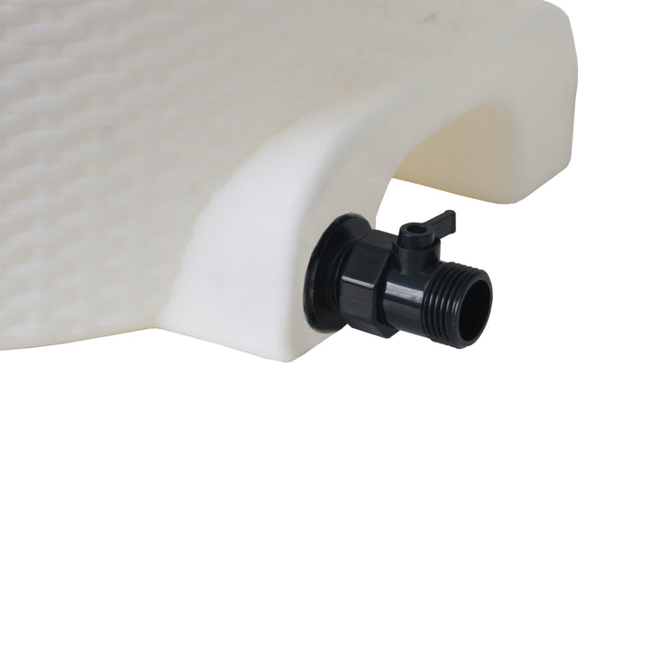 Wicker Rain Barrel, 50 Gallon