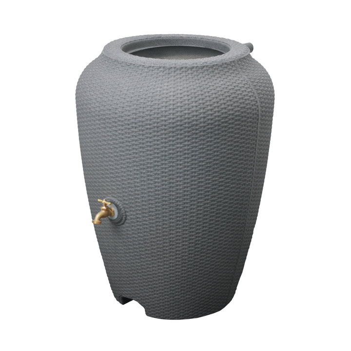 Wicker Rain Barrel, 50 Gallon