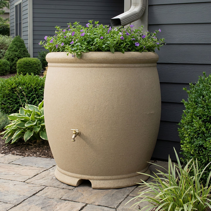 Barcelona Rain Barrel, 100 Gallon