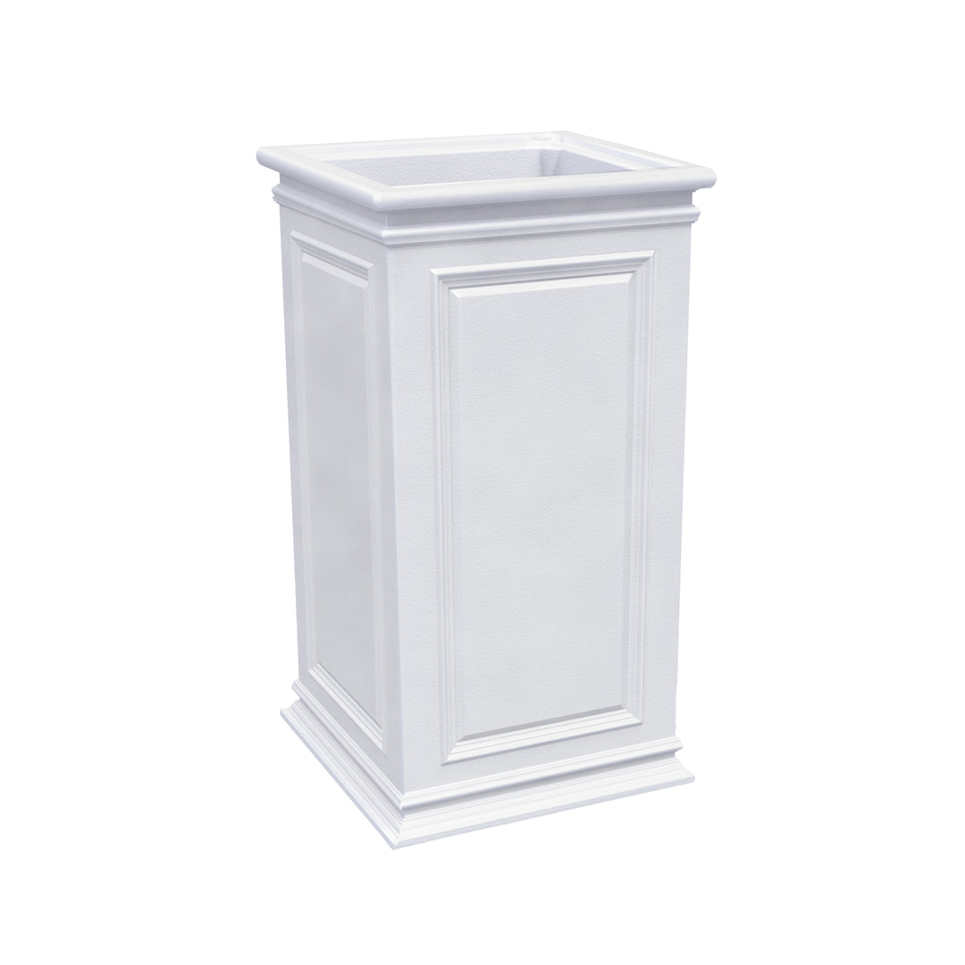 algreen covington self watering box planter Self Watering Planter – Covington Tall Square Pillar