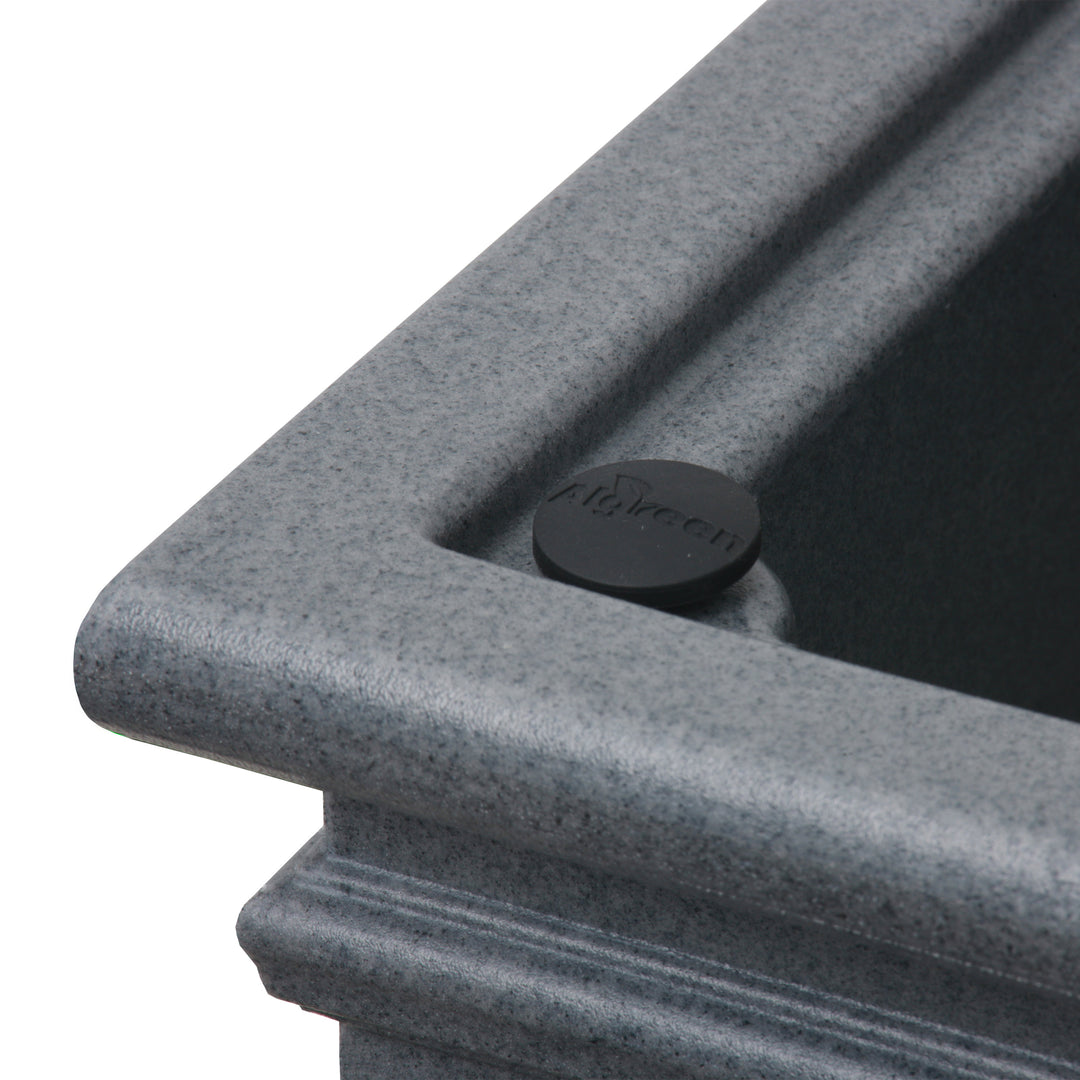 algreen covington self watering box planter Self Watering Planter – Covington Rectangular Trough