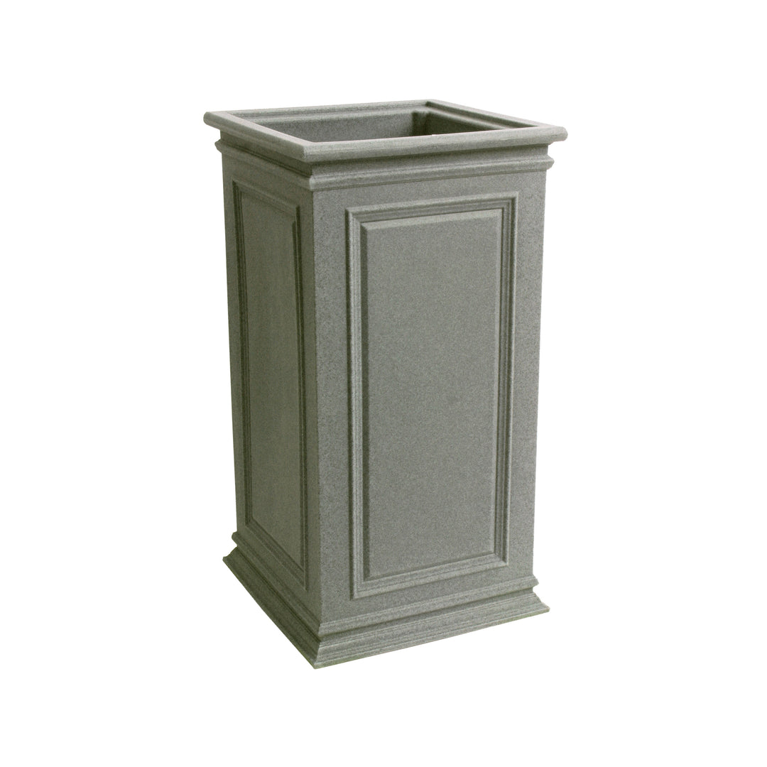 algreen covington self watering box planter Self Watering Planter – Covington Tall Square Pillar
