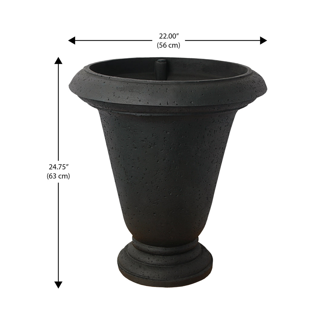 Crete Self-Watering Planter, Urn
