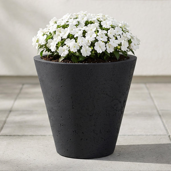 Crete Self-Watering Planter, Round