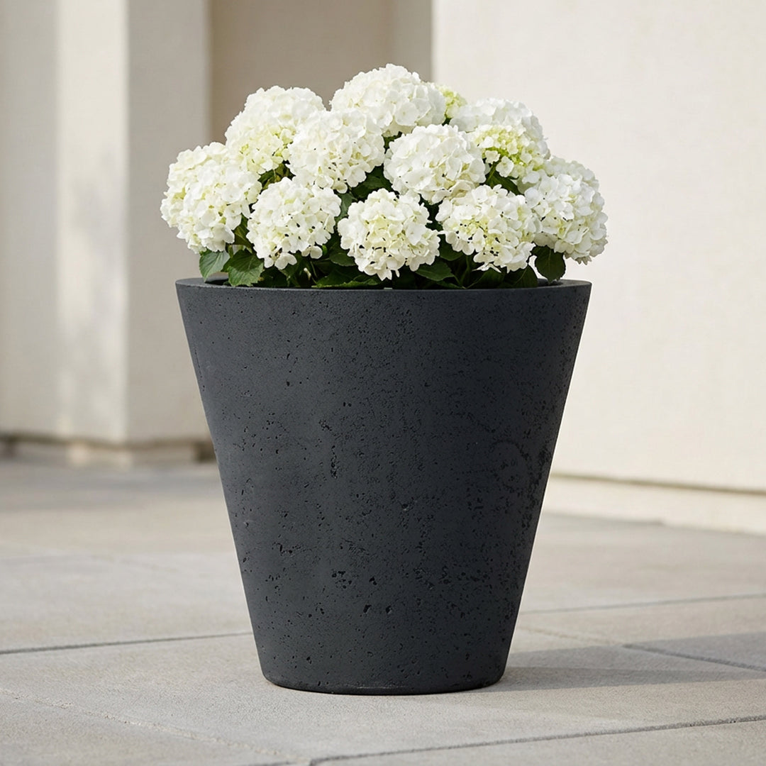 Crete Self-Watering Planter, Round