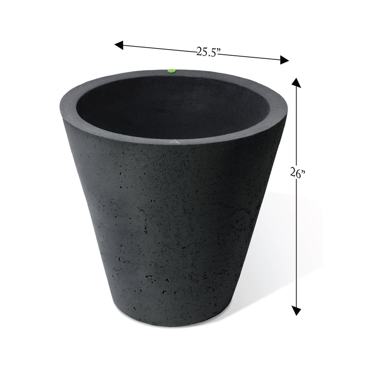 Crete Self-Watering Planter, Round