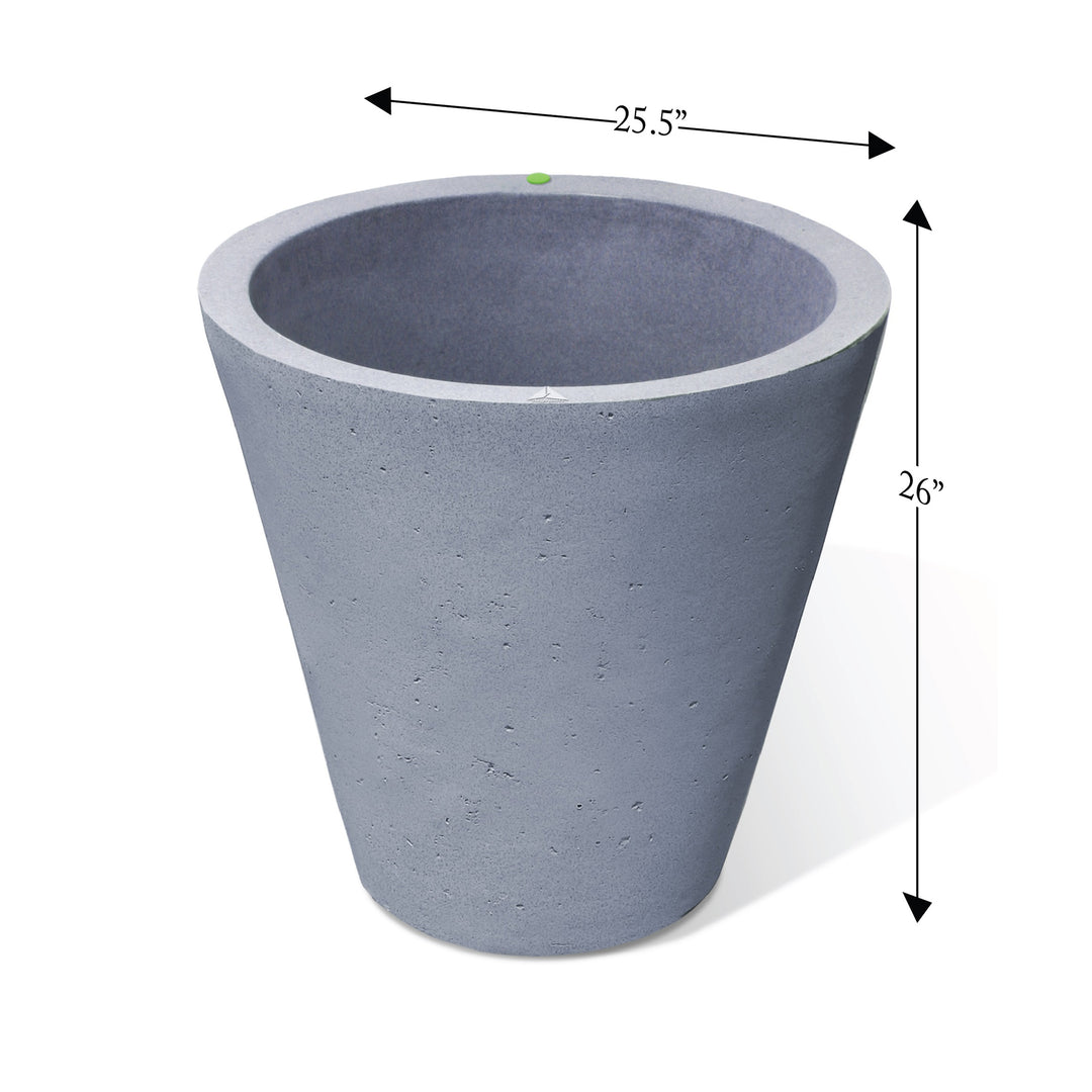 Crete Self-Watering Planter, Round
