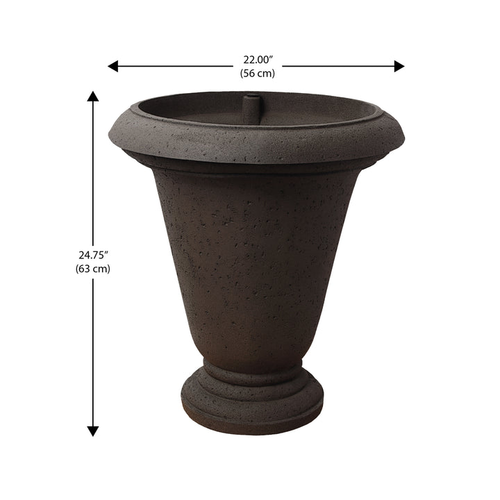 Crete Self-Watering Planter, Urn