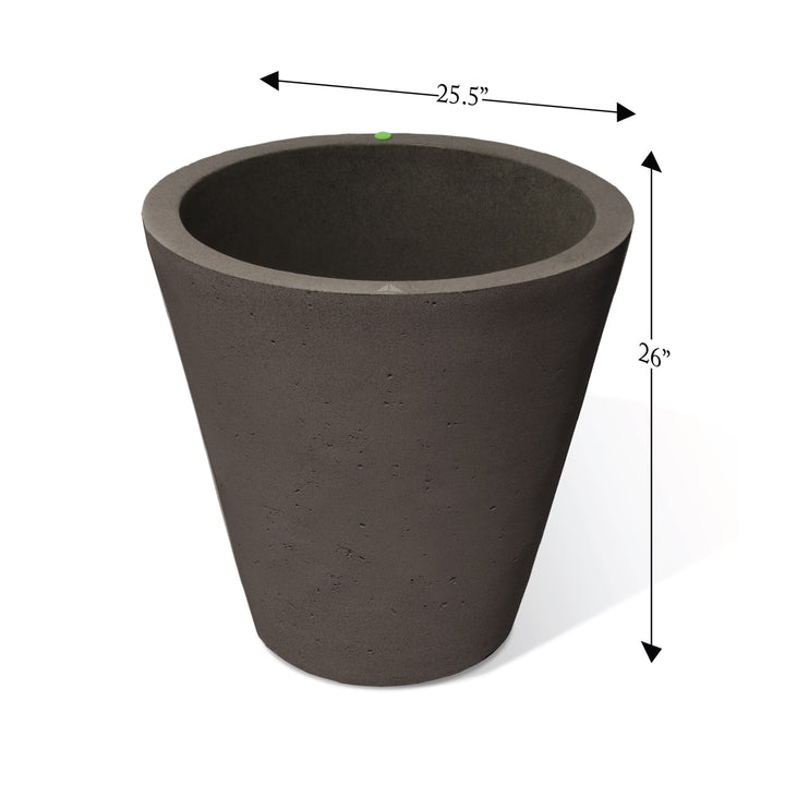 Crete Self-Watering Planter, Round
