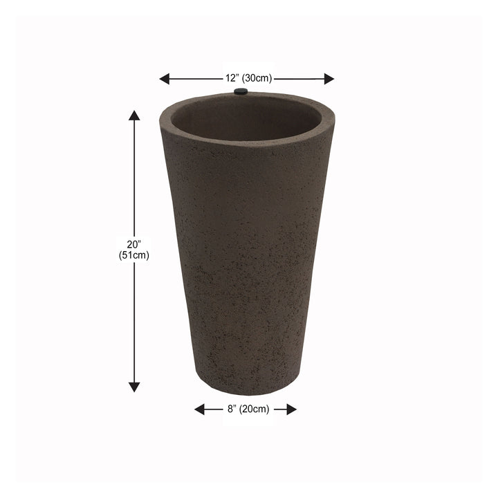 Crete Self-Watering Planter, Tall