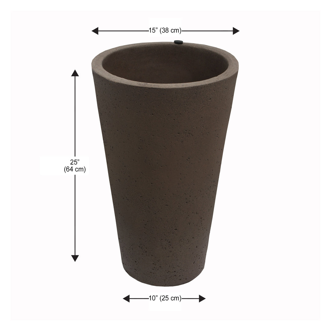 Crete Self-Watering Planter, Tall